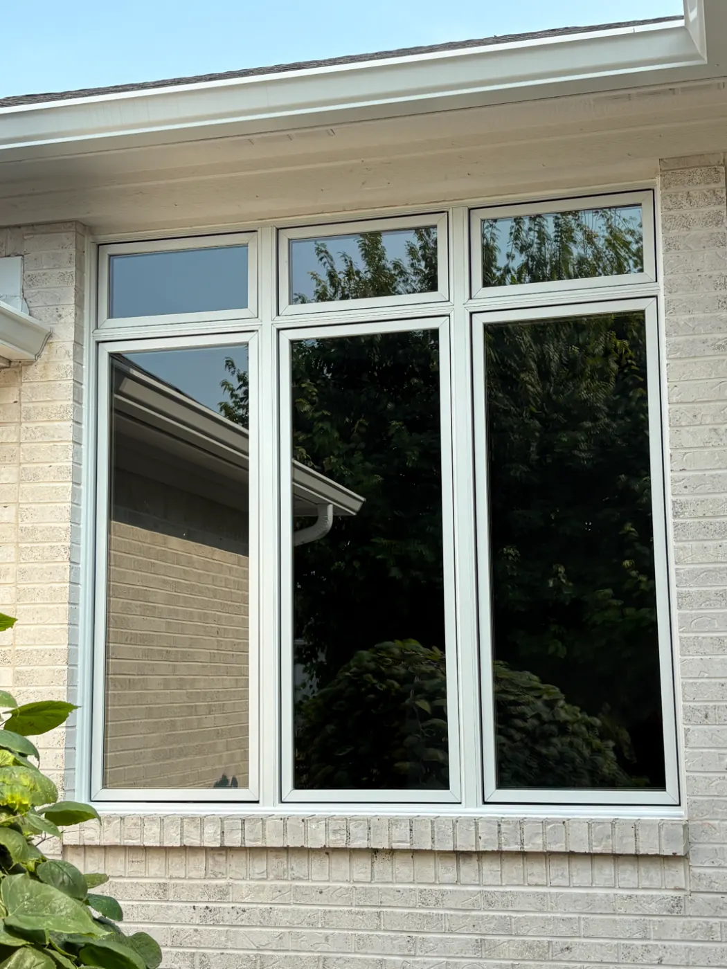Storm-damaged window documented in Saxony